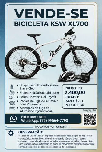 Vendo esta Bike pronta p/ trilha