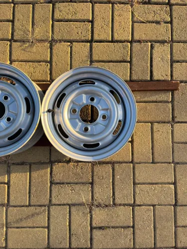 Kit 4 Rodas Ferro Original Fusca Brasília Puma Aro 14 Prata 4x130 (Valor negociável)