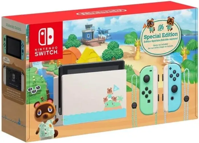 Nintendo Switch V2 Edição Animal Crossing: New Horizons