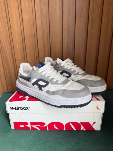 Tênis Reserva R-BROOX CINZA/BRANCO/MARINHO (Original) - Tamanho: 43