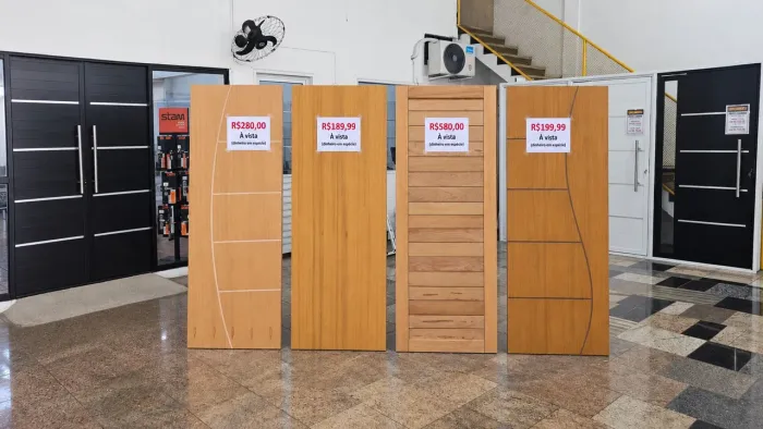 PORTAS DE MADEIRA A PRONTA ENTREGA - A PARTIR DE R$189,99