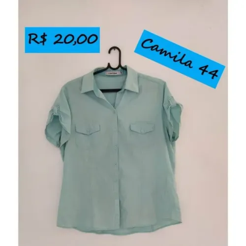 Camisa Camila Azul