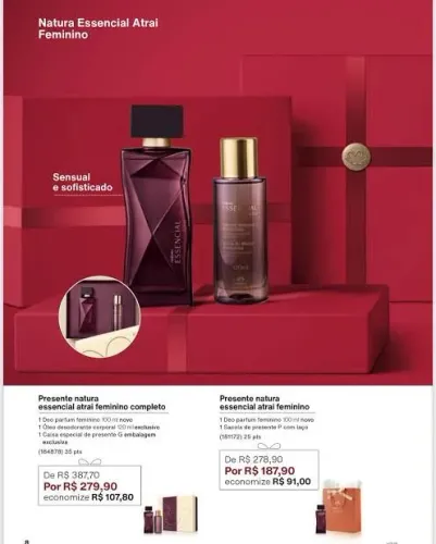 Kit Essencial Atrai - perfume e óleo corporal