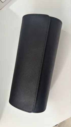 Case Estojo Porta Relógio Viagem 3 Slots Couro Sintético