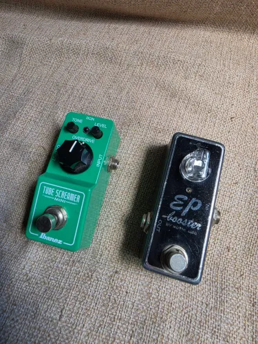 Tube Screamer Mini + Xotic EP Booster