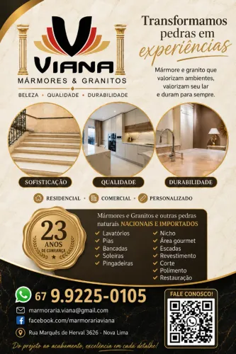 Mármores e Granitos/ Pia, lavatórios, soleiras,pingadeiras, mesa, túmulos, escadas, etc...