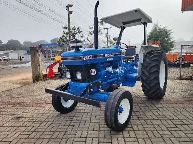 Trator Agrícola Ford 6610 4x2 (Simples), Ano 1984, Pintura Nova.