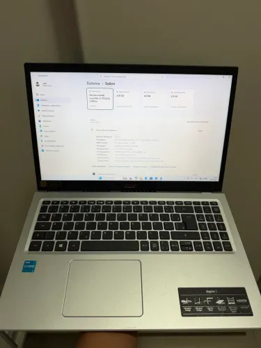 Notebook Acer aspire 5 i3 11th 8gb ram 240 ssd