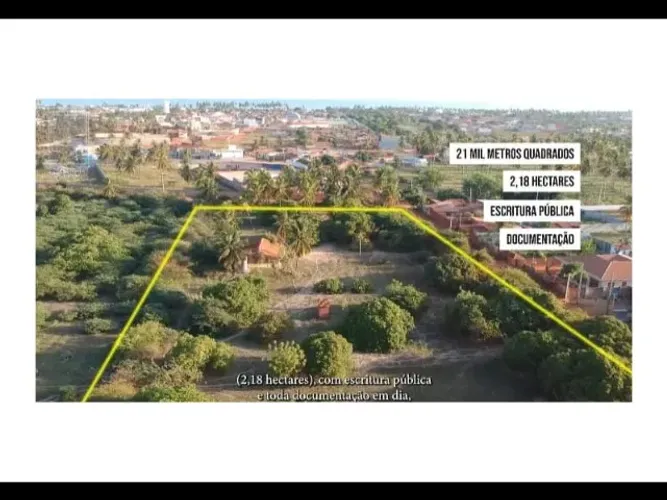 Terreno à venda em São Miguel do Gostoso/RN - 21.000 m² - A 900 metros da Praia da Xêpa