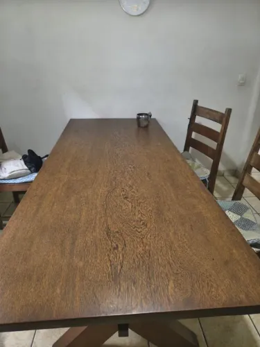 MESA MADEIRA MACIÇA 2,30m x98cm