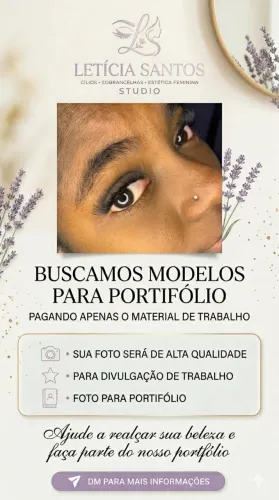 Buscamos modelo para portfólio 