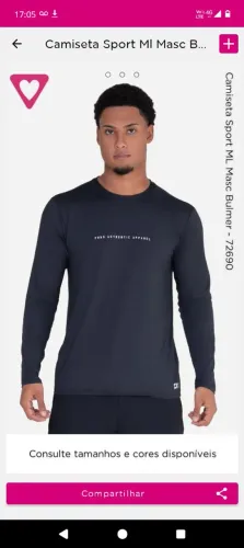 Blusa masculina uv Romance Favorita