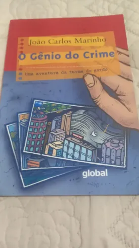 Livro O Gênio do crime seminovo.