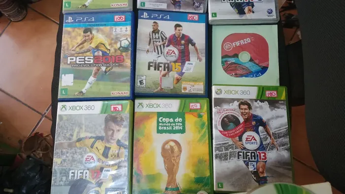 JOGOS DE FUTEBOL ORIGINAIS PS3 PS4 XBOX 360 SÓ FUTEBOL.