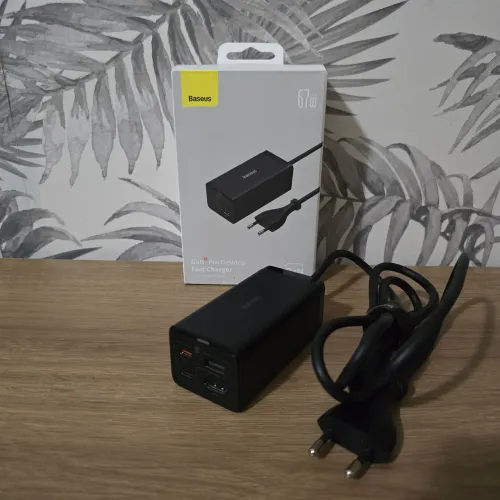 Carregador de mesa Super Rápido Baseus Desktop Fast Charger 67W