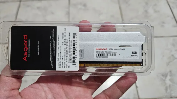 Memoriam ram Asgard Freyr T3 8GB 3600MHZ