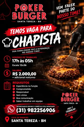Vaga Chapista 
