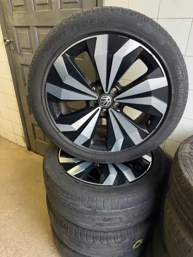 Rodas TCross Nivus com pneus 205/50/17