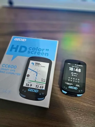 Ciclocomputador Gps Geoid Cc600 Mapa Com Tela Colorida/+ capa + extensor