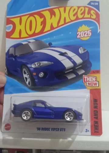 Kit 4 miniaturas Hotwheels - Mazda P Persuit/ Dodge Viper/ Shark Bite/ Civic T R/ Ford GT