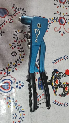 Rebitadeira Manual Berg Longa 9.5 Pol Bico Aço Para Rebite Pop