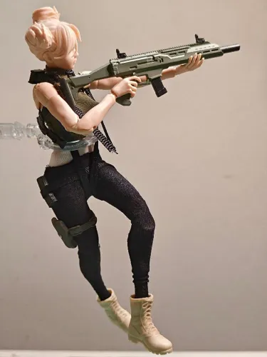 (Novo) Miniaturas Armas Action Figures escala 1/12 Action Force Valaverse. Kit T Moderna
