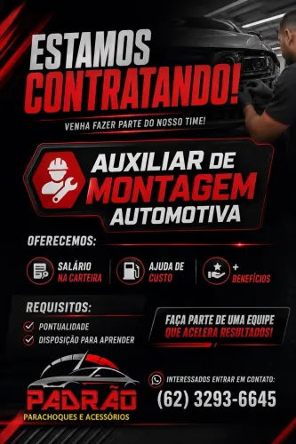 Contrata-se Auxiliar de Montagem Automotiva 