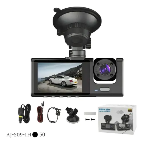 Câmera de segurança veicular 3 em 1