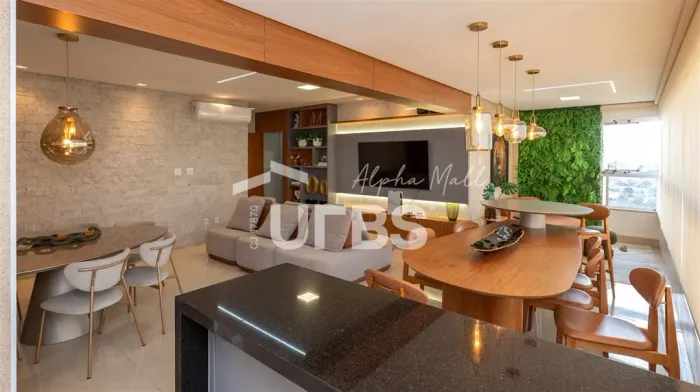 Apartamento Mobiliado 170m² 3 Suítes Gaia Consciente Home Setor Bueno, Goiânia
