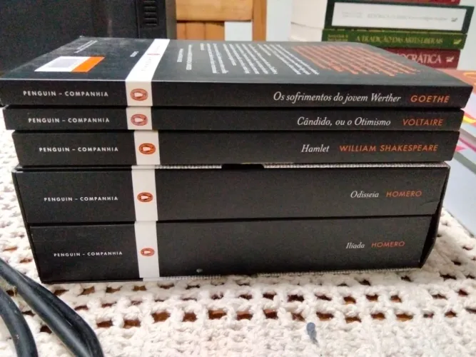 Lote de Livros Penguin Clássicos da Literatura Mundial