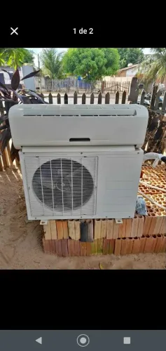 entrego instalado central de ar 12 btus