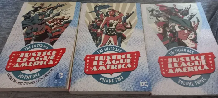 The Silver Age Justice League of America 1 a 3 lja liga da justiça DC Comics