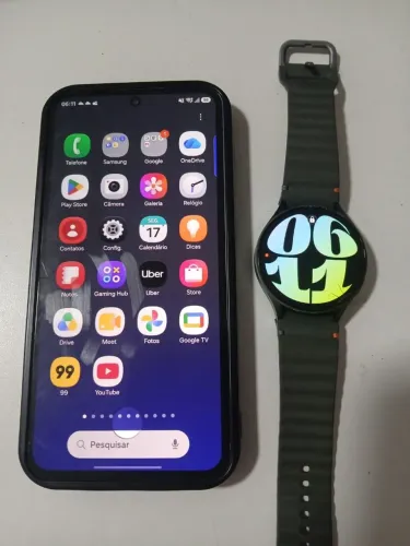 Galaxy A57 256 GB + Smartwatch Samsung Galaxy Watch7 44 mm.