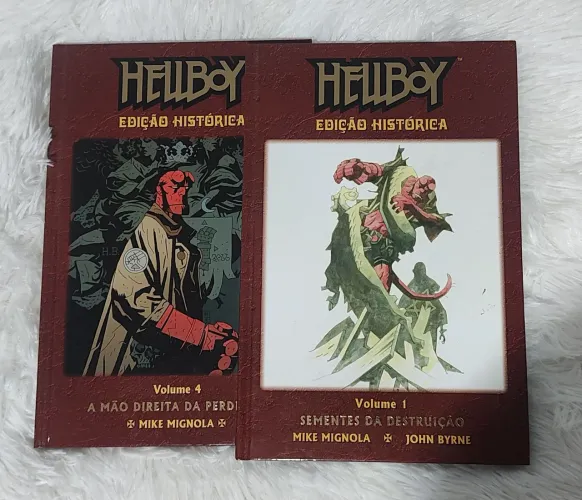 Lote 2 HQS HELLBOY Edição Histórica