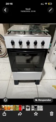 Fogão 4 bocas E forno Funcionando Perfeitamente