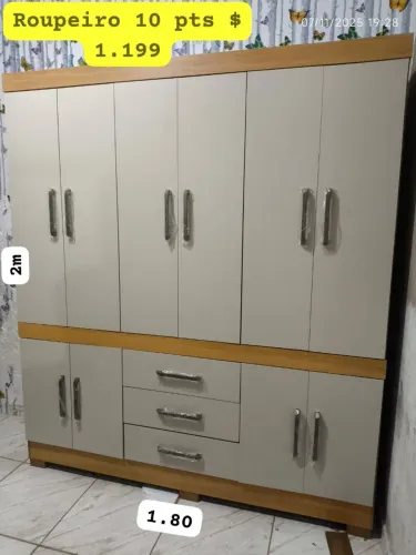 Guarda Roupa Casal Novo na Promoção 