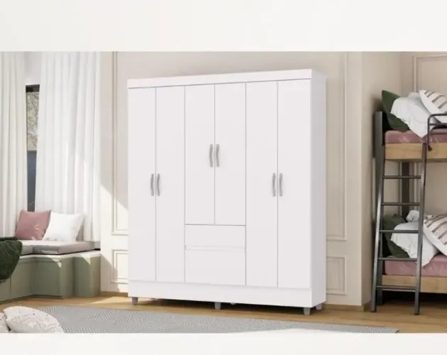 Guarda-roupa de Casal 6 portas na Caixa 900,00