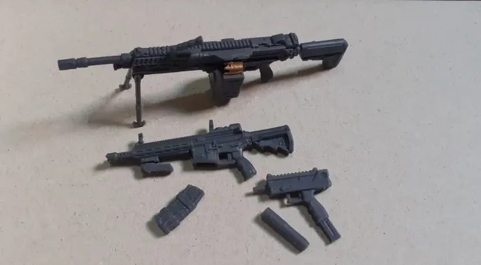 acessorios armas para figuras 1/12