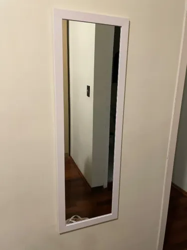 Espelho de Corpo Moldura Branca NOVO