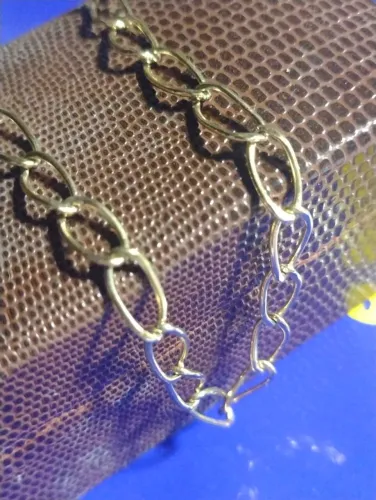 Pulseira Maciça Ouro 18 kilates 7.3 Gramas 5 mm 22 Cm