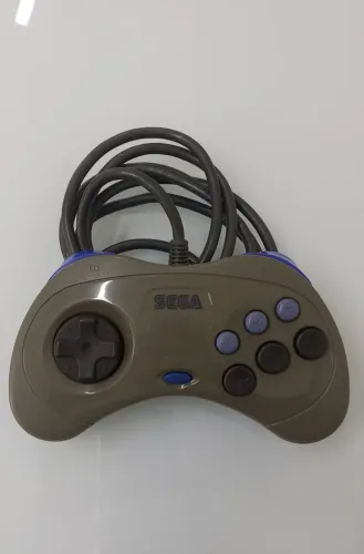 CONTROLE SEGA SATURNO JAPONÊS CINZA REVISADO FUNCIONANDO 100% ÓTIMO ESTADO...