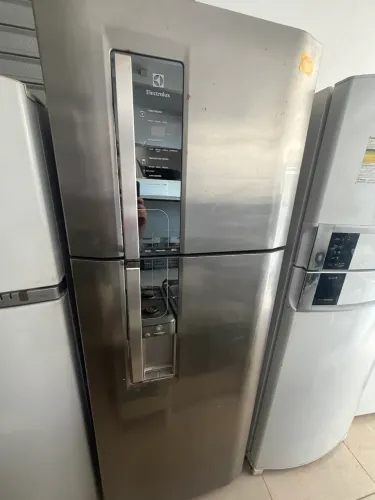 Geladeira Electrolux Biplex Inox Frost Free 3 meses de garantia