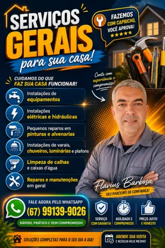 SERVIÇOS GERAIS PARA SUA CASA