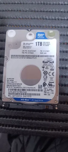 Vendo HD 1TB 2.5 Sata WD