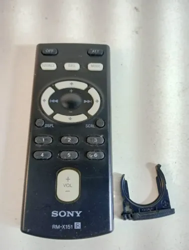 Controle Remoto Original Som Automotivo Sony RM-X151 Com Tampa