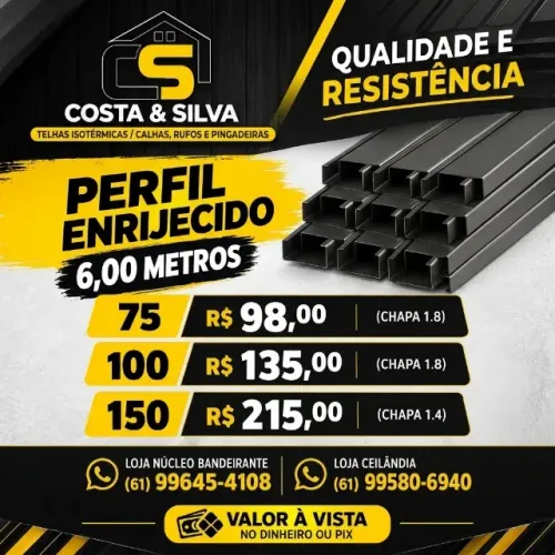 PERFIL ENRIJECIDO - 6,00 METROS