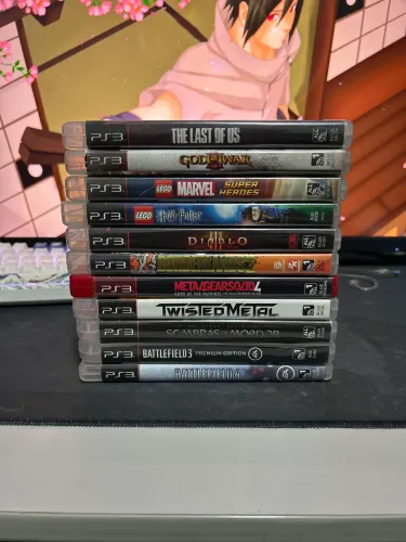 LOTE COM 11 JOGOS ORIGINAIS DE PS3