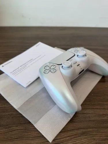 Controle Manete PS5 Dualsense Chrome Pearl - Novo