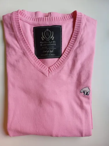 Blusa carmin manga longa tamanho  P