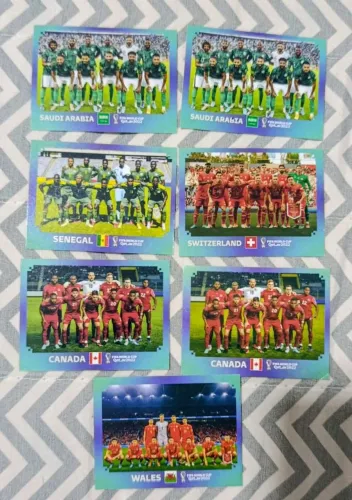Figurinhas times Copa 2022